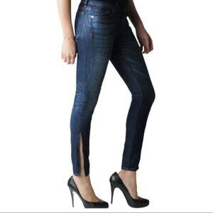 J Brand The Deal High Tide Ankle Zipper Skinny Jeans Size 26